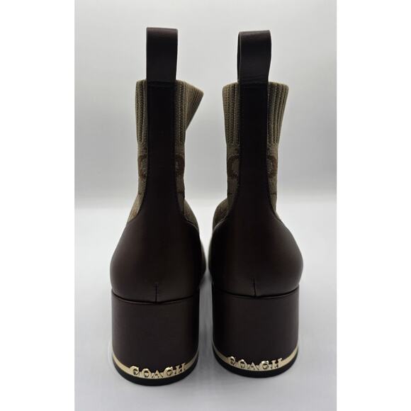 COACH Womens Neeka Knit Signature Bootie Size 7.5 NIB - Picture 4 of 7